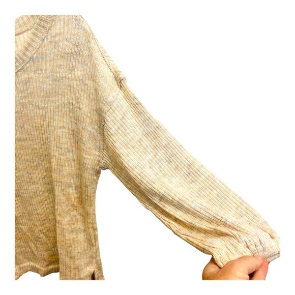 Splendid Blush Marled Sweater Wool Blend Size xs - Picture 6 of 10